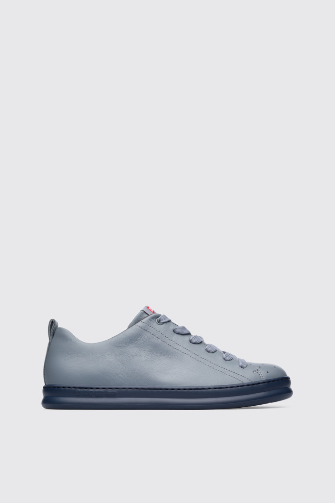 Side view of Runner Grey Sneakers for Men