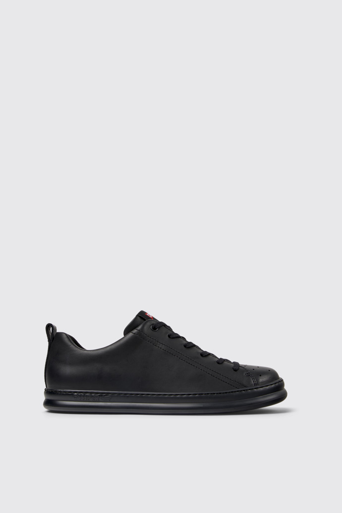 Runner Baskets en cuir noir pour homme