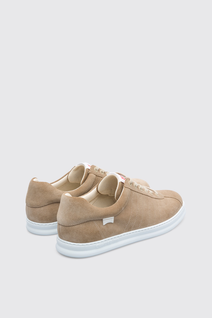 Back view of Runner Beige Sneakers for Men