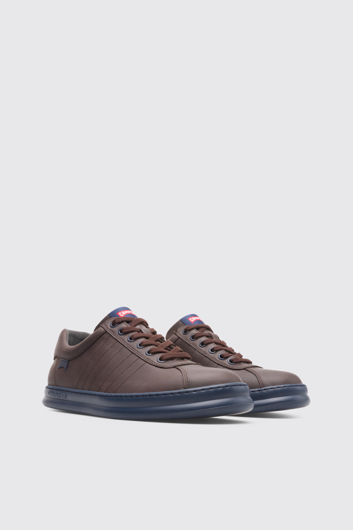 Front view of Runner Brown Sneakers for Men