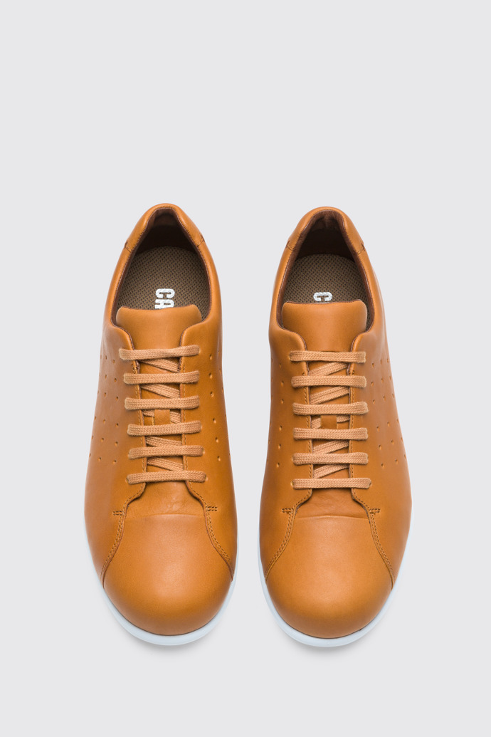 Overhead view of Pelotas XLite Brown Sneakers for Men