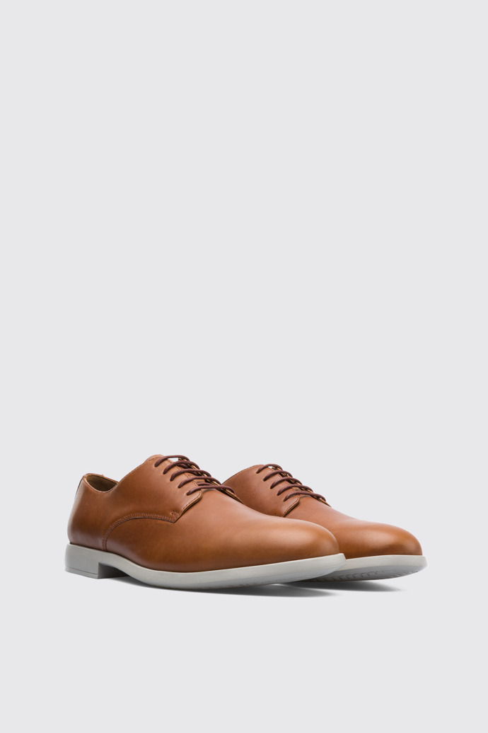 Front view of Truman Brown Formal Shoes for Men