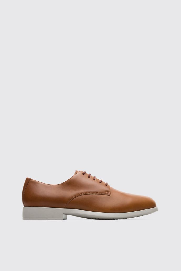 Side view of Truman Brown Formal Shoes for Men