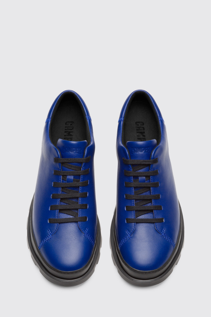 Overhead view of Brutus Blue Formal Shoes for Men