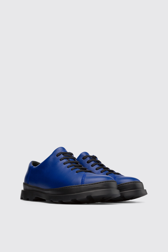 Front view of Brutus Blue Formal Shoes for Men