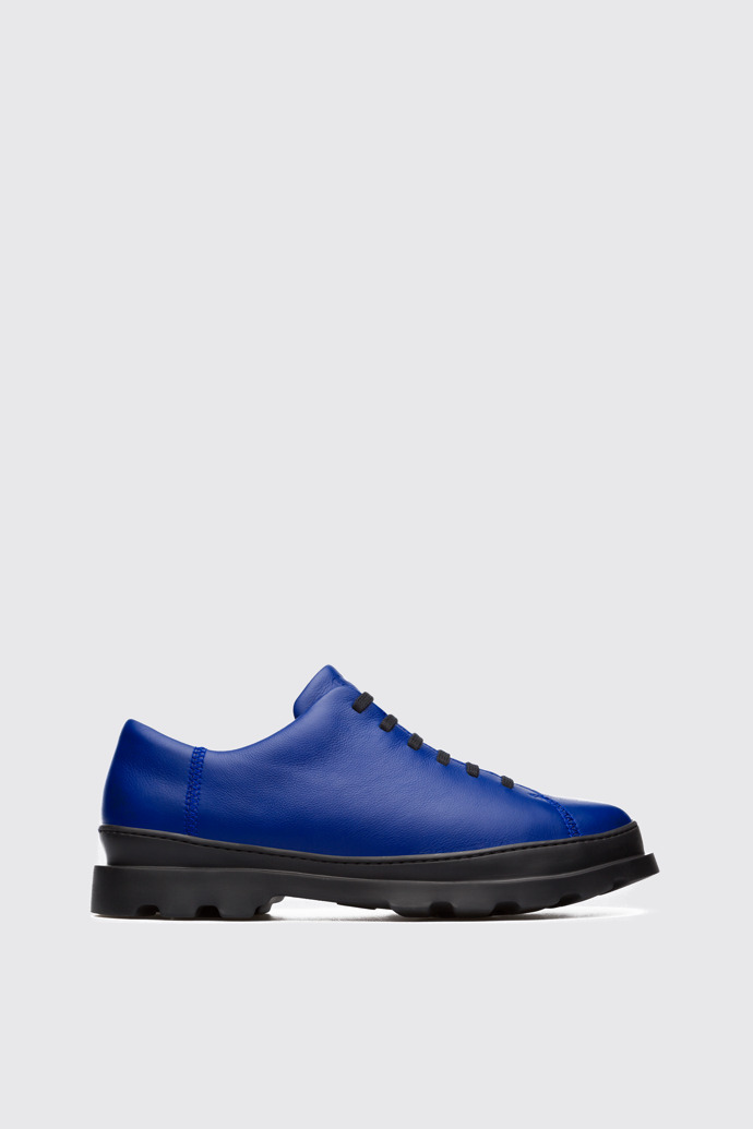 Side view of Brutus Blue Formal Shoes for Men