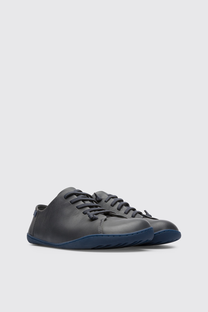 Front view of Peu Grey casual sports shoe for men