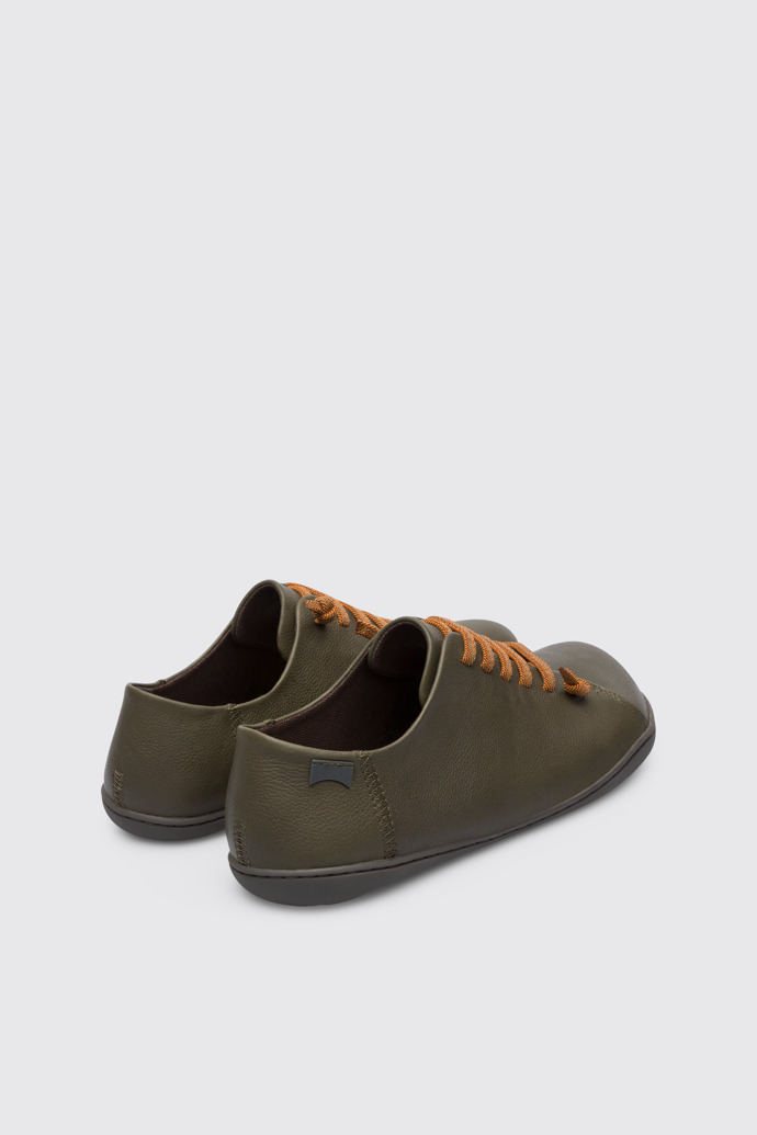 Back view of Peu Green casual sports shoe for men