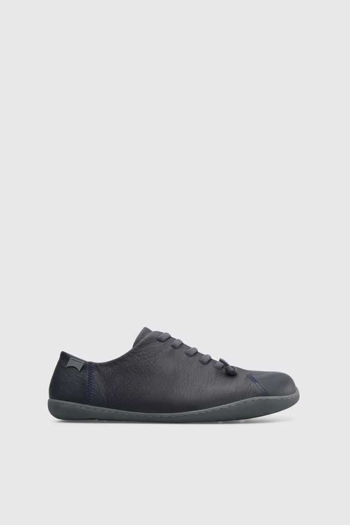 Side view of Peu Dark blue shoe for men