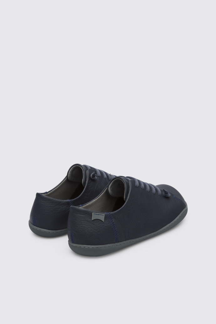 Back view of Peu Dark blue shoe for men