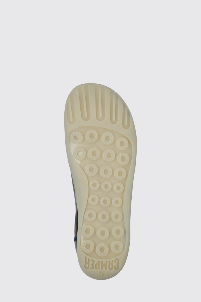 The sole of Peu Blue leather shoes for men