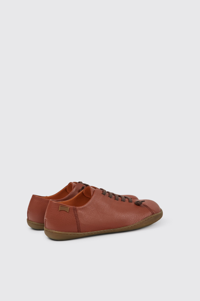 Back view of Peu Red leather shoes for men