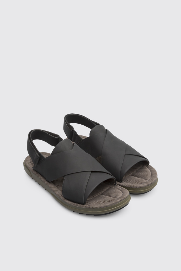 MARGES Black Sandals for Men - Fall/Winter collection - Camper Bulgaria