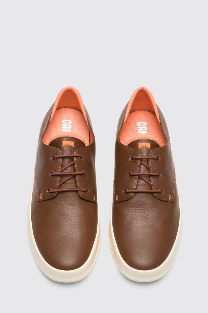 Overhead view of Chasis Brown Casual Shoes for Men