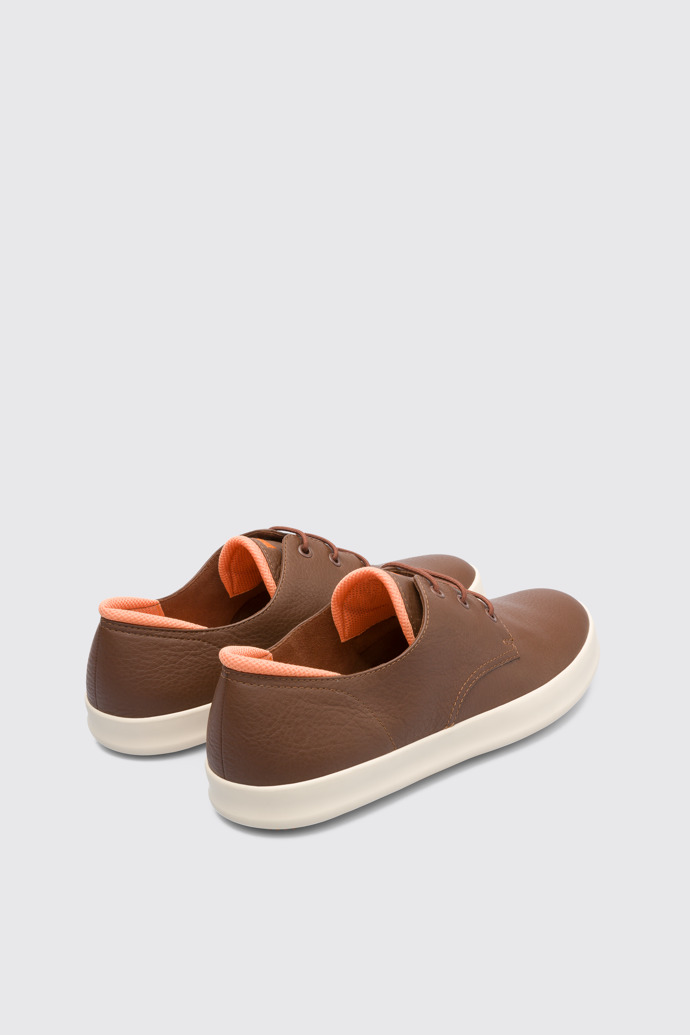 Back view of Chasis Brown Casual Shoes for Men