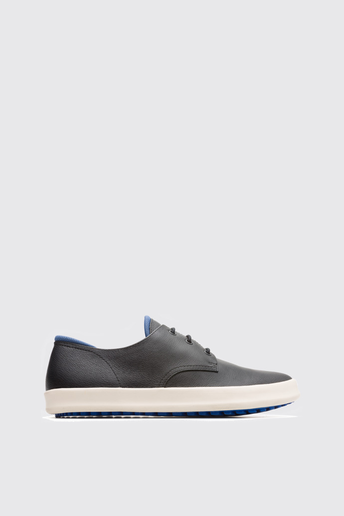 Side view of Chasis Black Casual Shoes for Men