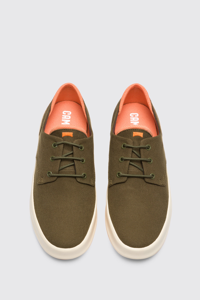 Overhead view of Chasis Green Casual Shoes for Men