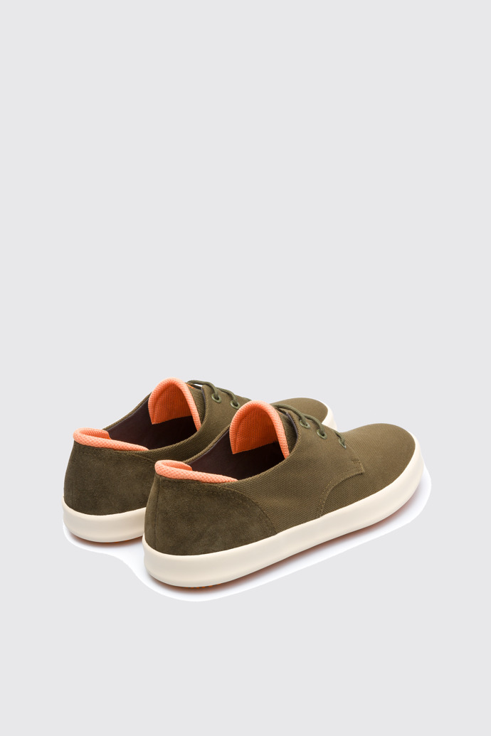 Back view of Chasis Green Casual Shoes for Men