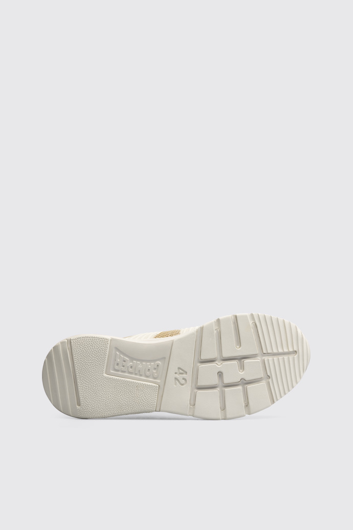 The sole of Drift White and beige sneaker for men