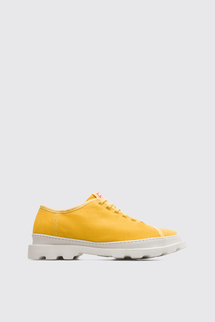 Side view of Brutus Yellow Casual Shoes for Men