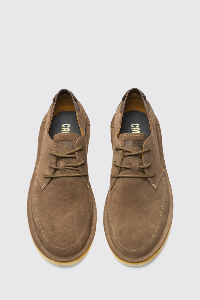 Overhead view of Morrys Brown Formal Shoes for Men