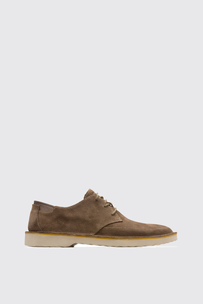 Side view of Morrys Brown Formal Shoes for Men