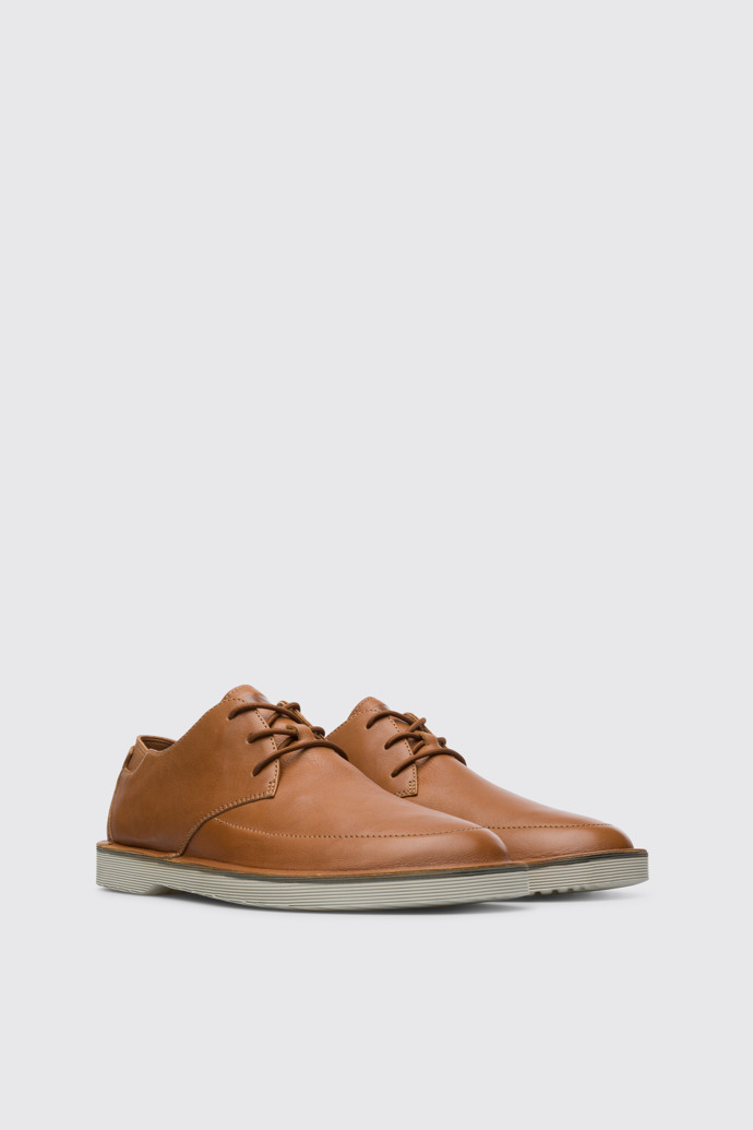 Front view of Morrys Brown shoe for men