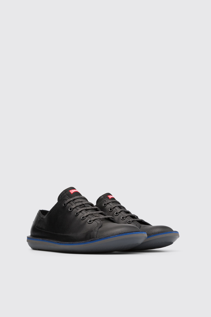 Front view of Beetle Black Casual Shoes for Men