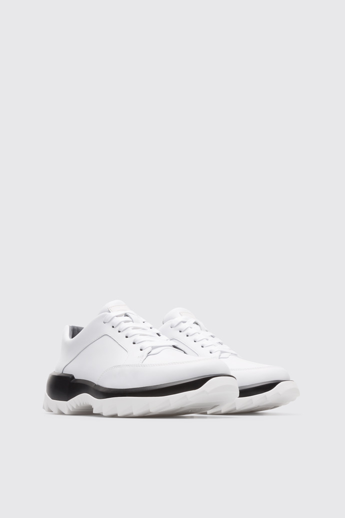 Front view of Helix White Sneakers for Men