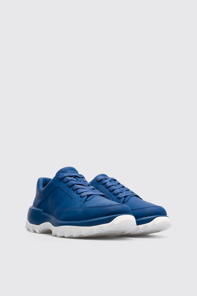 Front view of Helix Blue Sneakers for Men