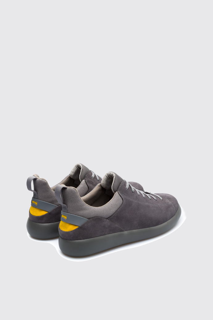 Back view of Capsule Grey Sneakers for Men