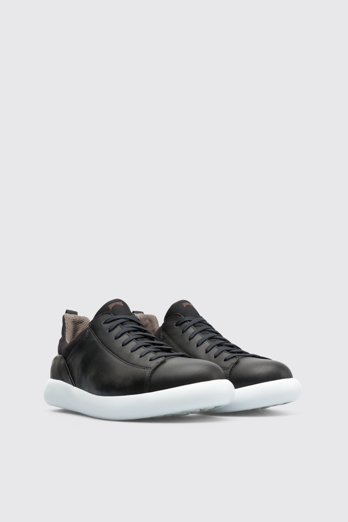 Front view of Capsule Black Sneakers for Men