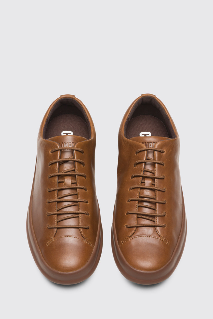 Overhead view of Chasis Brown Sneakers for Men