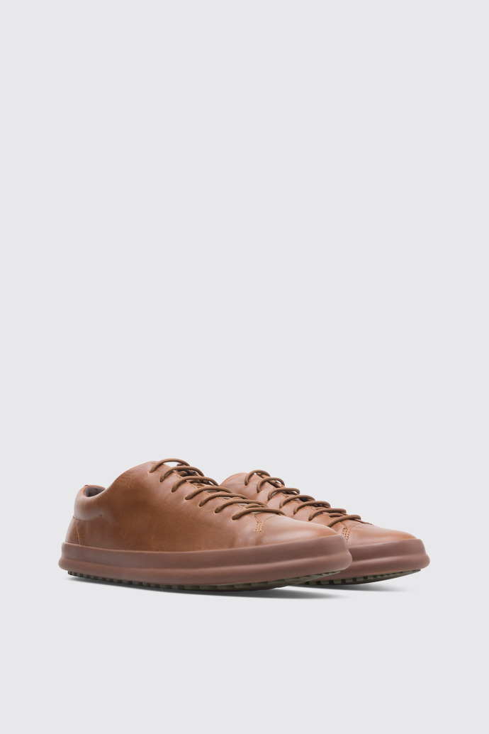 Front view of Chasis Brown Sneakers for Men