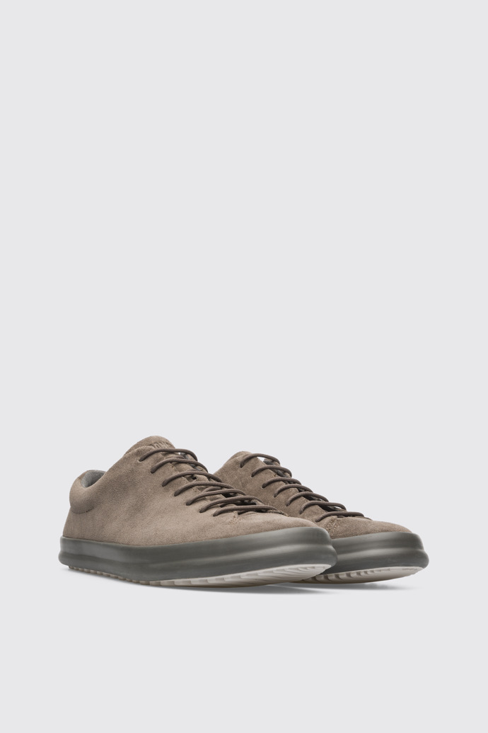 Front view of Chasis Brown Gray Sneakers for Men