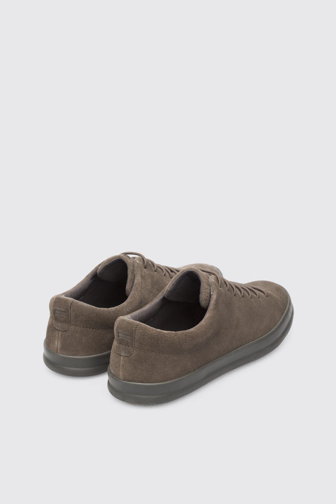 Back view of Chasis Brown Gray Sneakers for Men