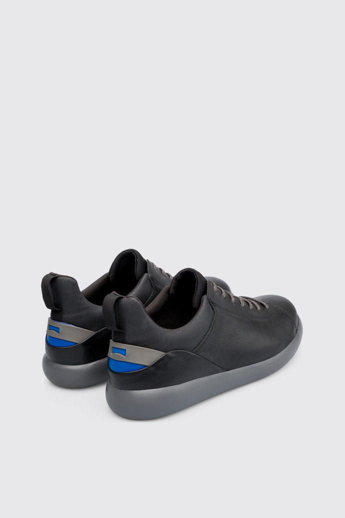 Back view of Capsule Black Sneakers for Men