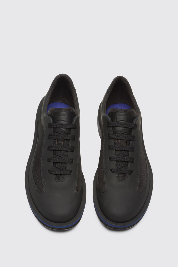 Overhead view of Rolling Black Sneakers for Men