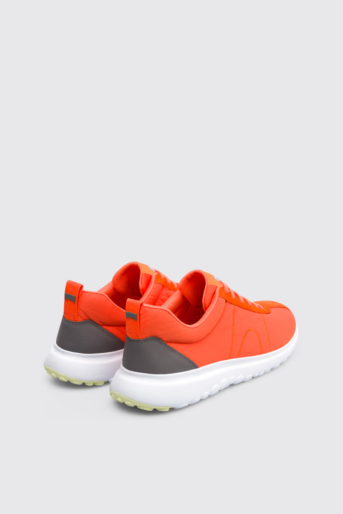 Back view of Canica Orange Sneakers for Men