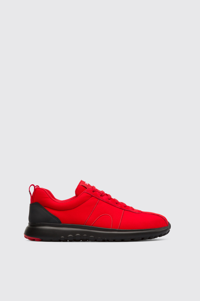 Side view of Canica Red Sneakers for Men