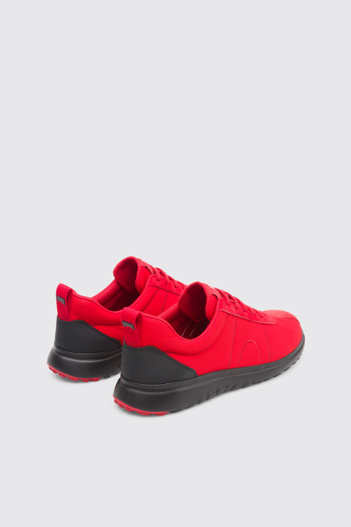 Back view of Canica Red Sneakers for Men