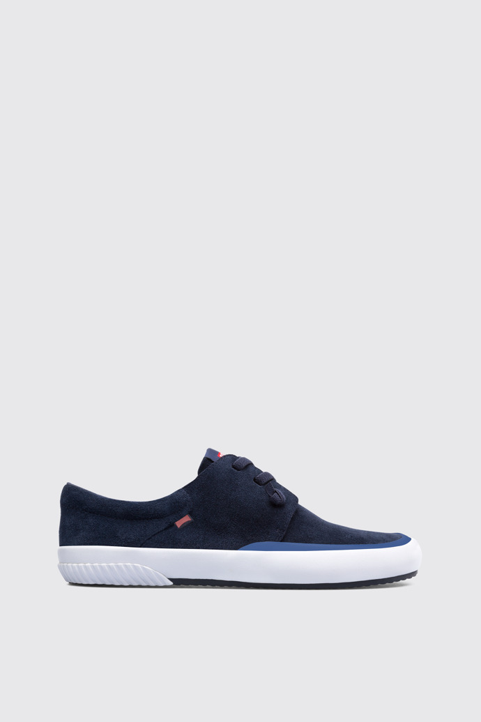 Side view of Peu Rambla Blue Casual Shoes for Men