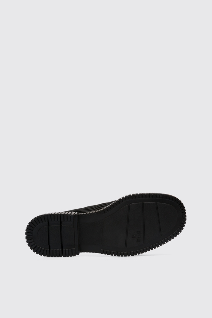 The sole of Pix Black Formal Shoes for Men