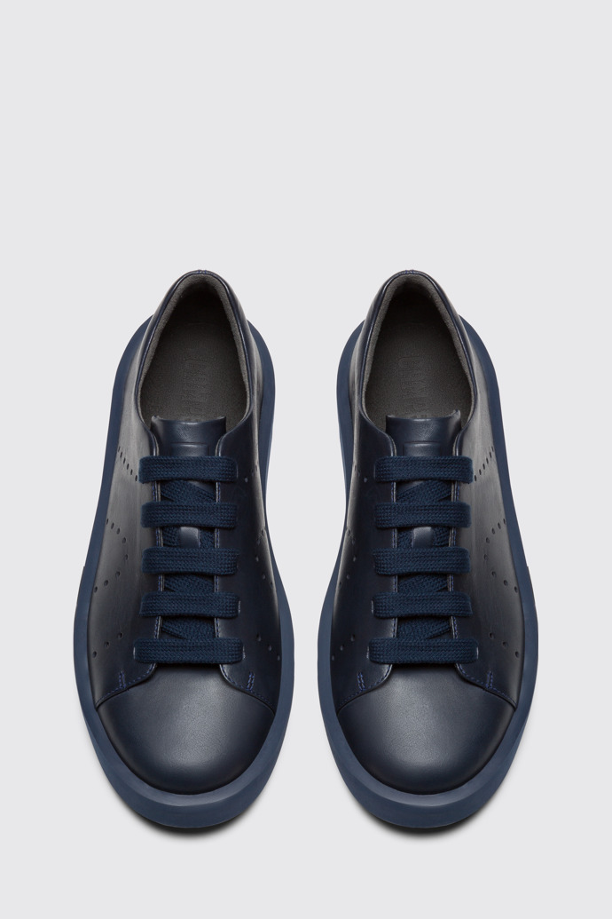 Overhead view of Courb Blue Sneakers for Men