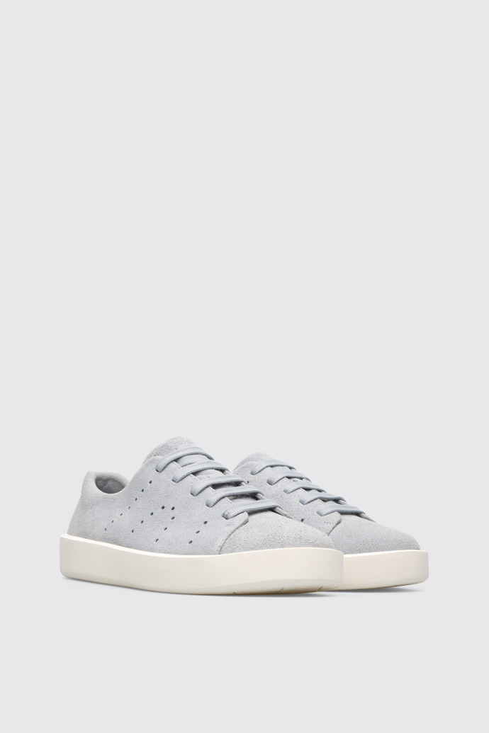 Front view of Courb Light gray men’s sneaker