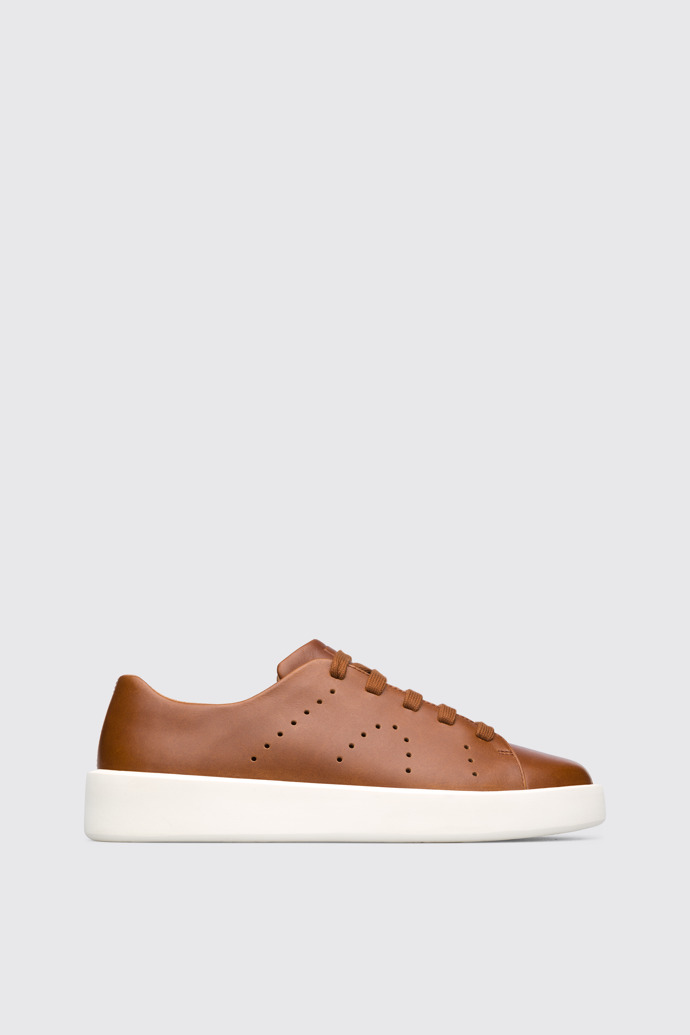 Side view of Courb Brown men’s sneaker