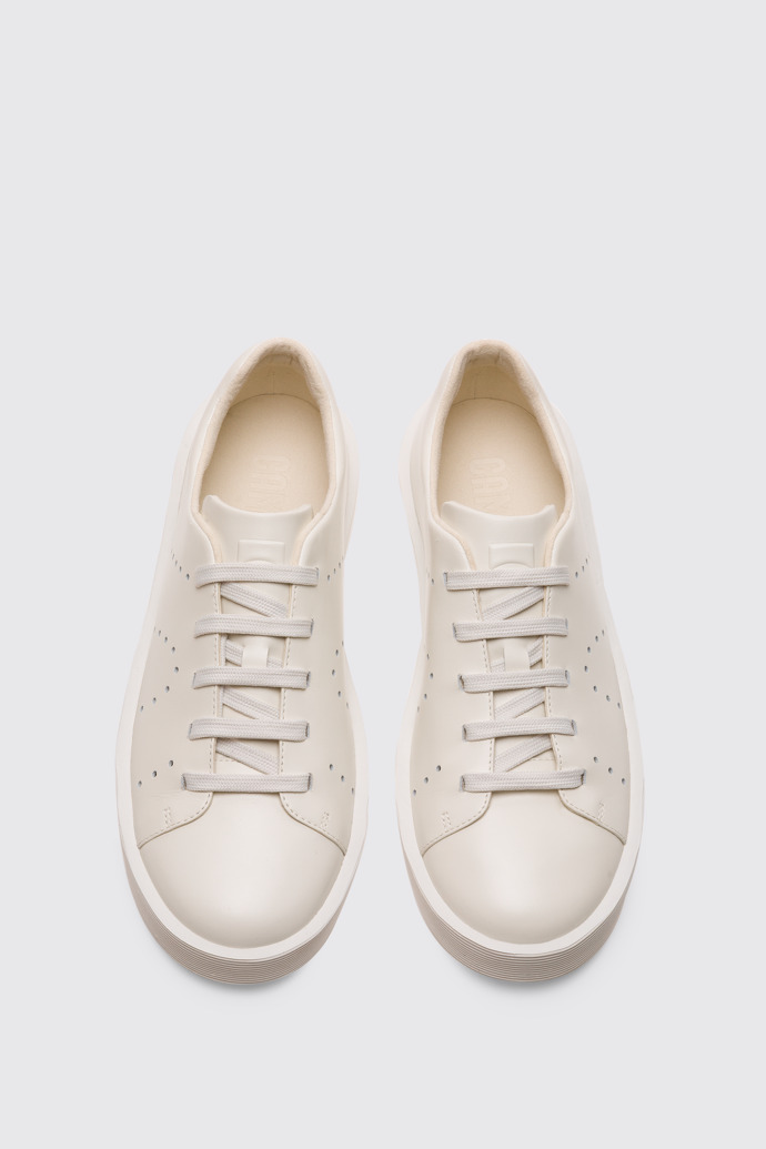Overhead view of Courb White men’s sneaker