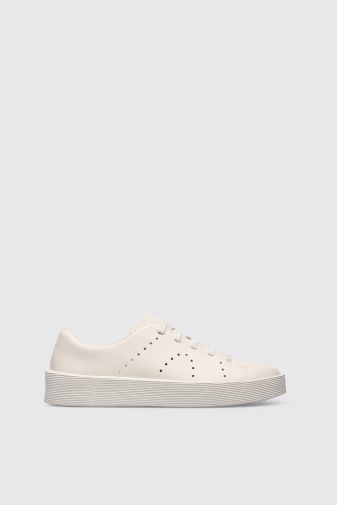 Side view of Courb White men’s sneaker