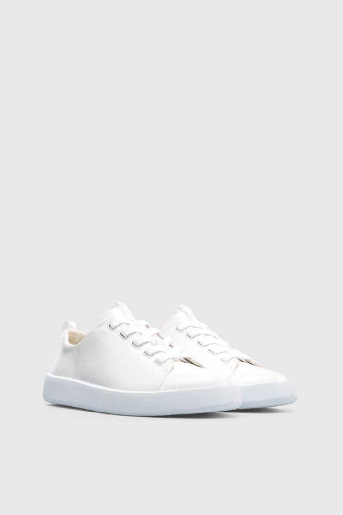 Front view of Courb White Sneakers for Men