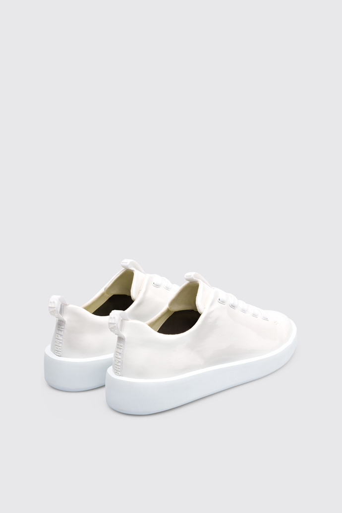Back view of Courb White Sneakers for Men